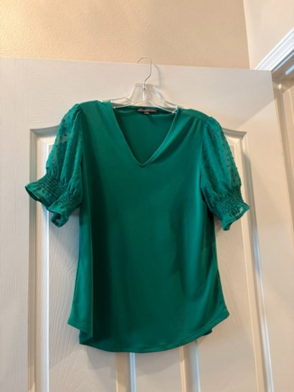 Emerald green women's top